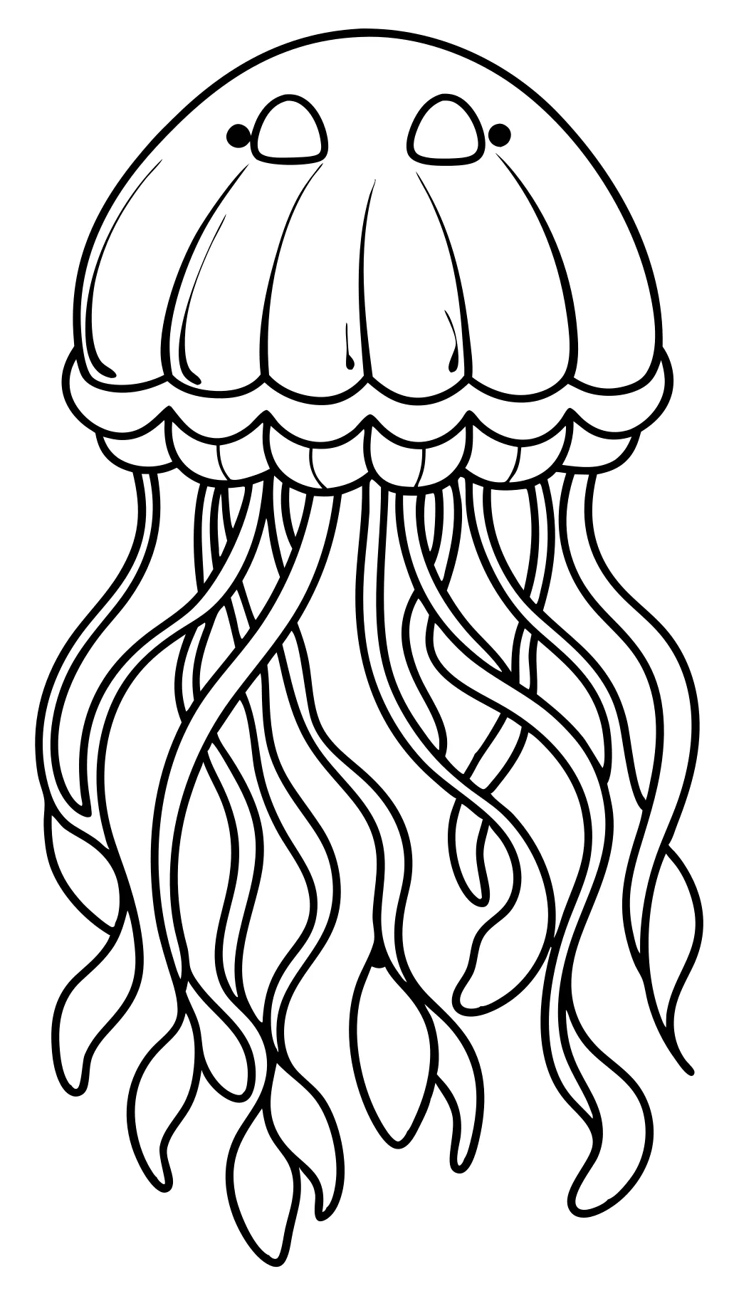 jellyfish coloring pages printable